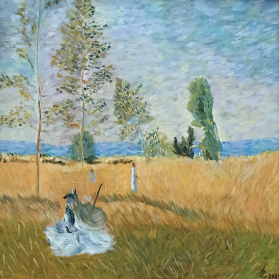 Reproduction of Claude Monet painting
“The Water-Lily Pond”